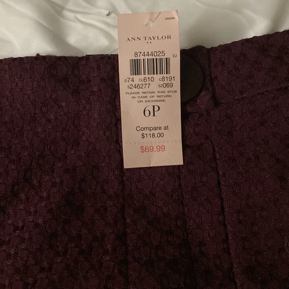 Ann Taylor petite skirt. Brand new with tags. Smoke& Pet free home - Picture 2 of 4